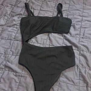 split one piece swimsuit